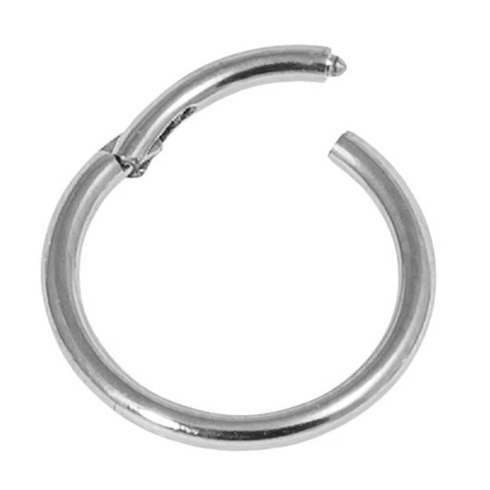 1.0mm Gauge Titanium Hinged Segment Clicker Ring (1.0mm x 7/10/12mm) (C52)