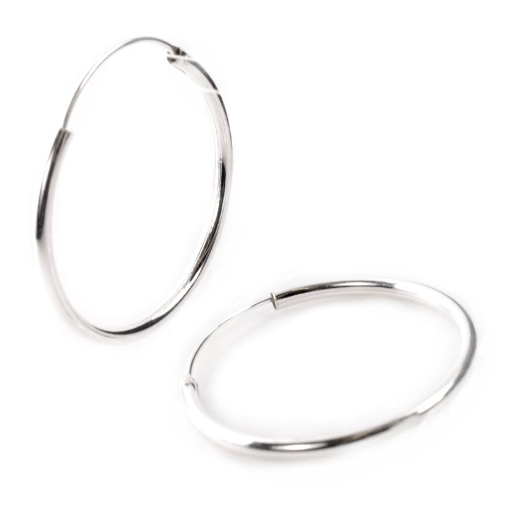 Sterling Silver Large Sleepers (30mm)