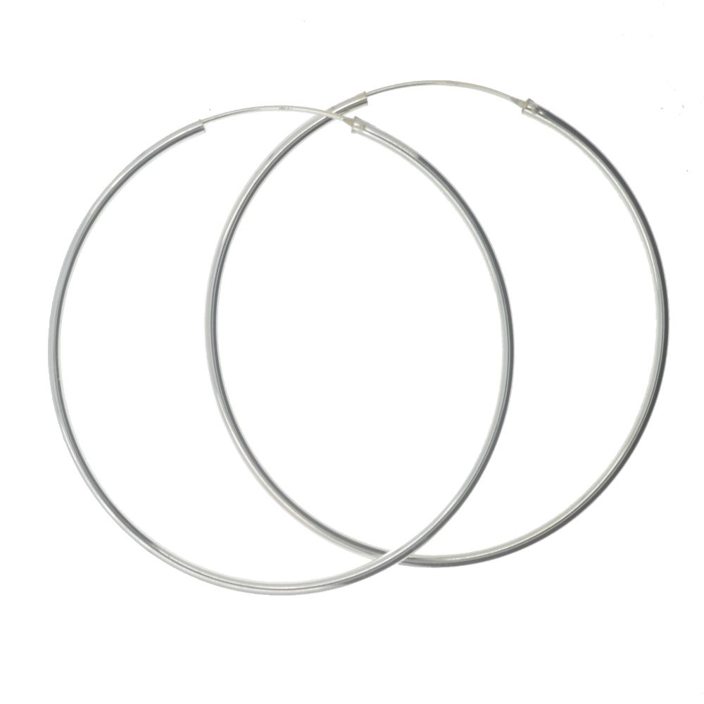 big large Sterling Silver Hoops