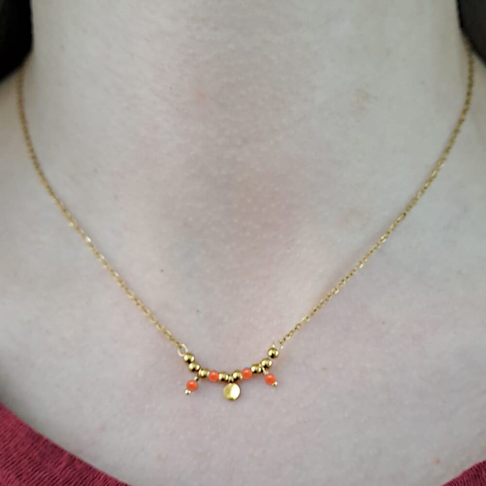 stainless-steel-semi-precious-necklace-carnelian-rueb-jewellers